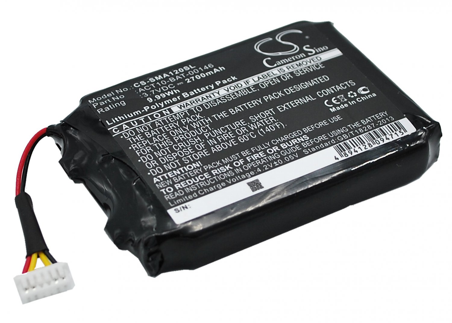 BATTERY SATMAP 1S2PE583759-02X, ACT10-BAT-00146 FOR Active 10, Active 12