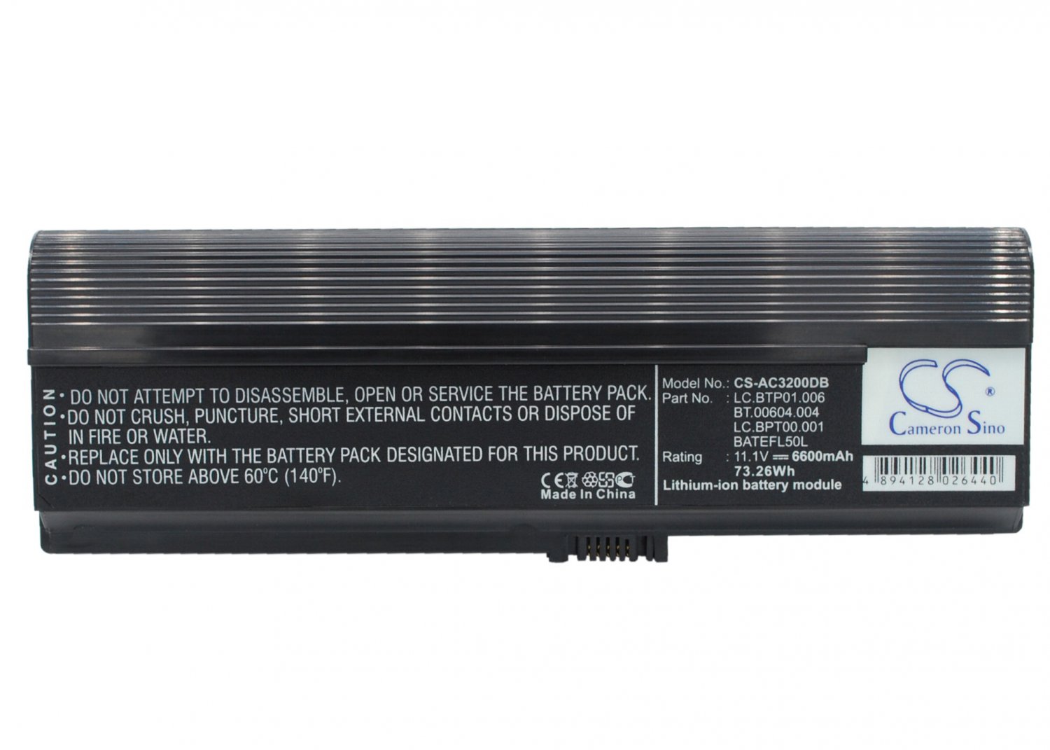 BATTERY ACER BT.00903.007, CGR-B/6H5, LC.BPT00.001, LC.BTP00.001 FOR TravelMate 3270, Aspire3200