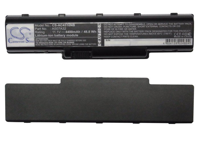 BATTERY GATEWAY AS07A31, AS07A32, AS07A41, AS07A42, AS07A51 FOR NV5207U, NV5211U, NV5212U