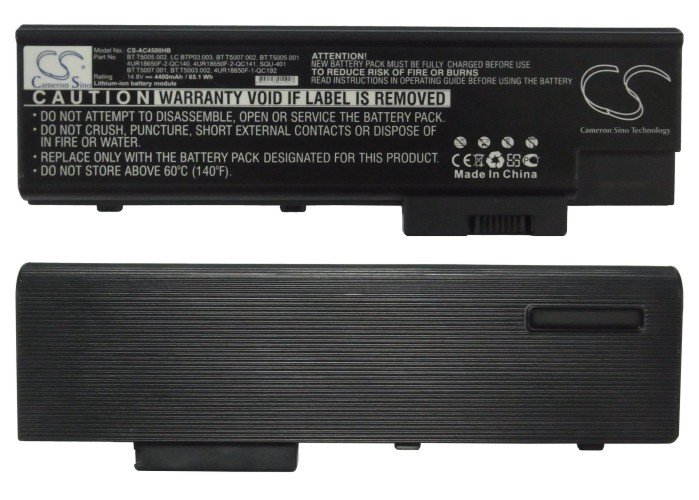 Batteria compatibile con ACER 4UR18650F-2-QC141 9420 BT