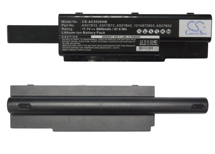 BATTERY FOR GATEWAY MD7801u