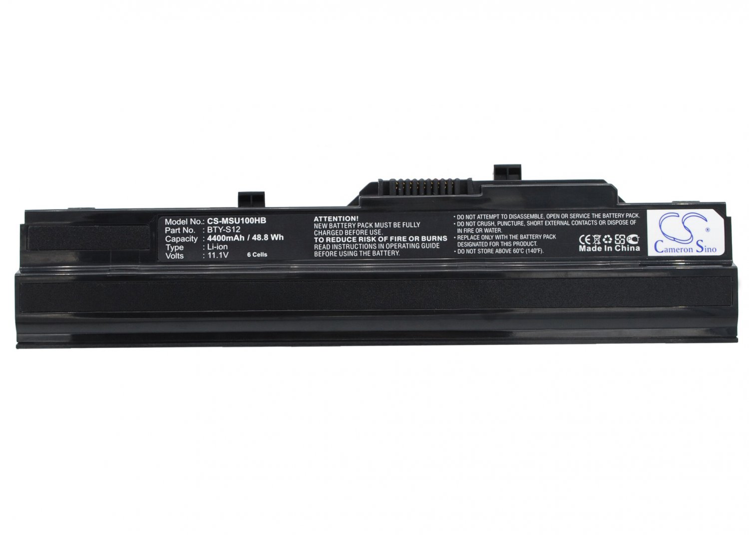 BATTERY CMS 14L-MS6837D1, 3715A-MS6837D1, 6317A-RTL8187SE, BTY-S11, TX2-RTL8187SE FOR ICBook M1