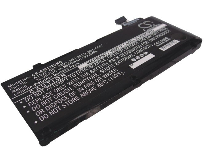 BATTERY APPLE 020-6547-A, 661-5229, 661-5391, 661-5557, A1322 FOR ...