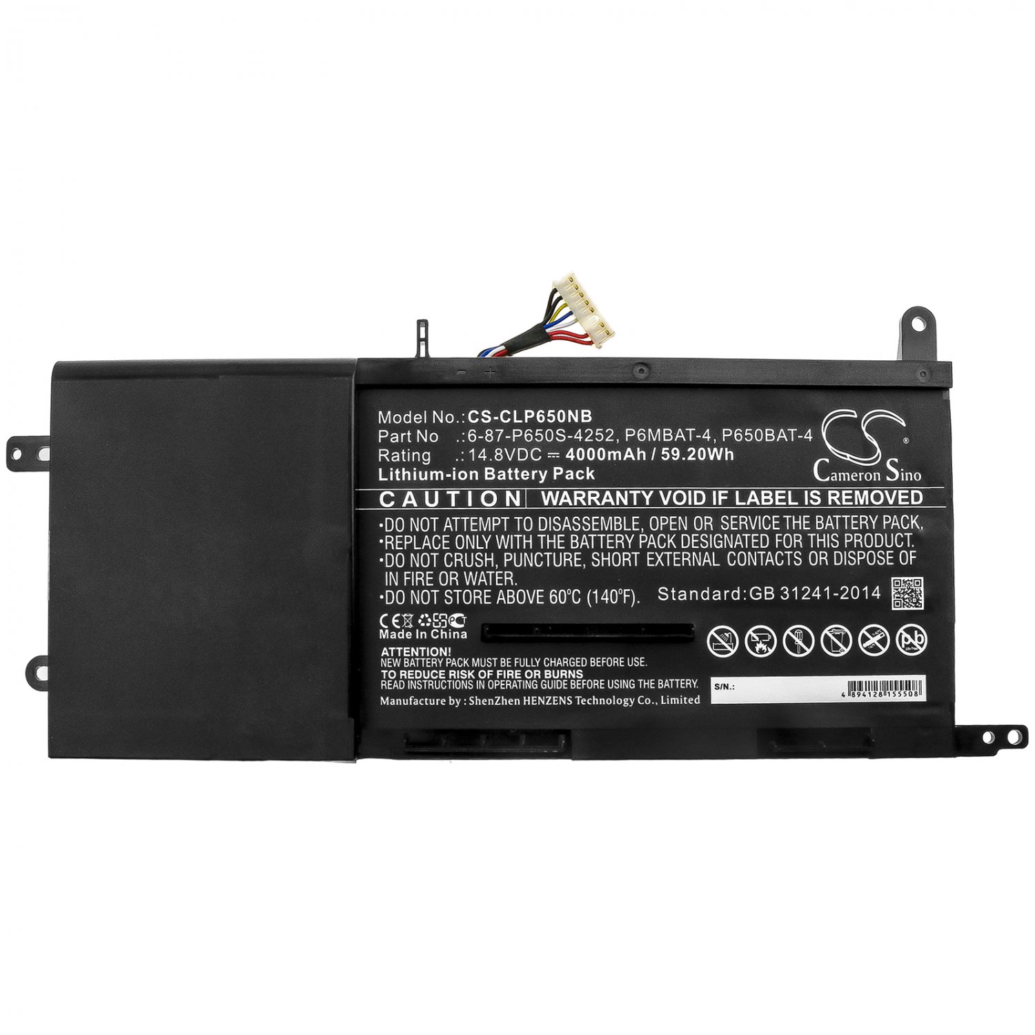 BATTERY FOR SCHENKER XMG P505 Pro, XMG P506,  XMG P507, XMG P705,XMG P706