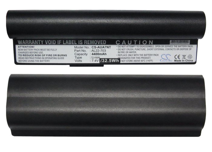 BATTERY ASUS AL22-703, SL22-703, SL22-900A FOR Eee PC 900HA, Eee PC 900HD
