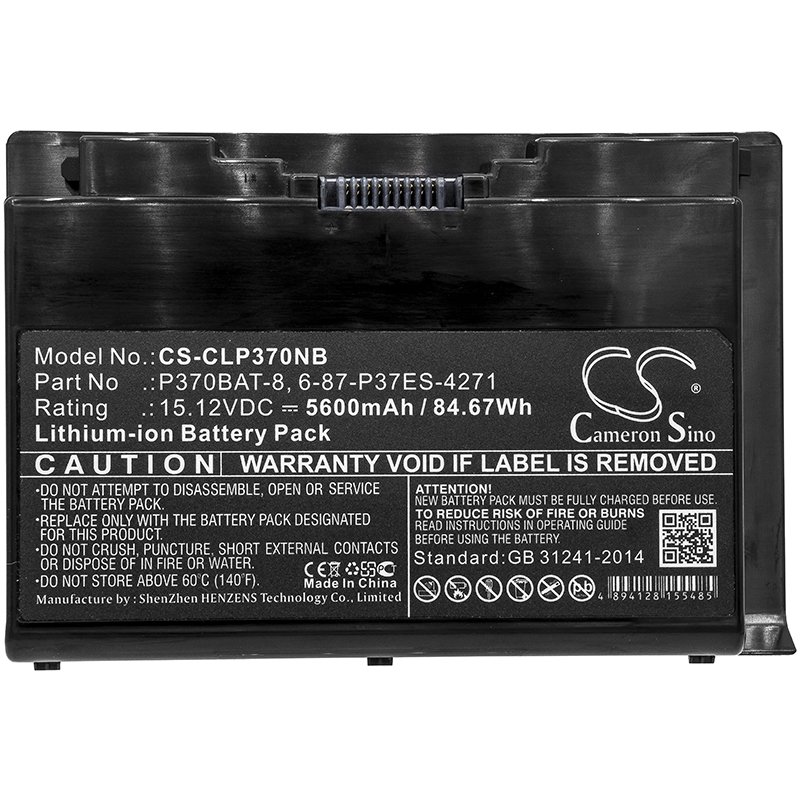 BATTERY FOR SCHENKER W724, XMG P722, XMG P722 Pro, XMG P723, XMG P723 Pro, XMG P724, XMG W505