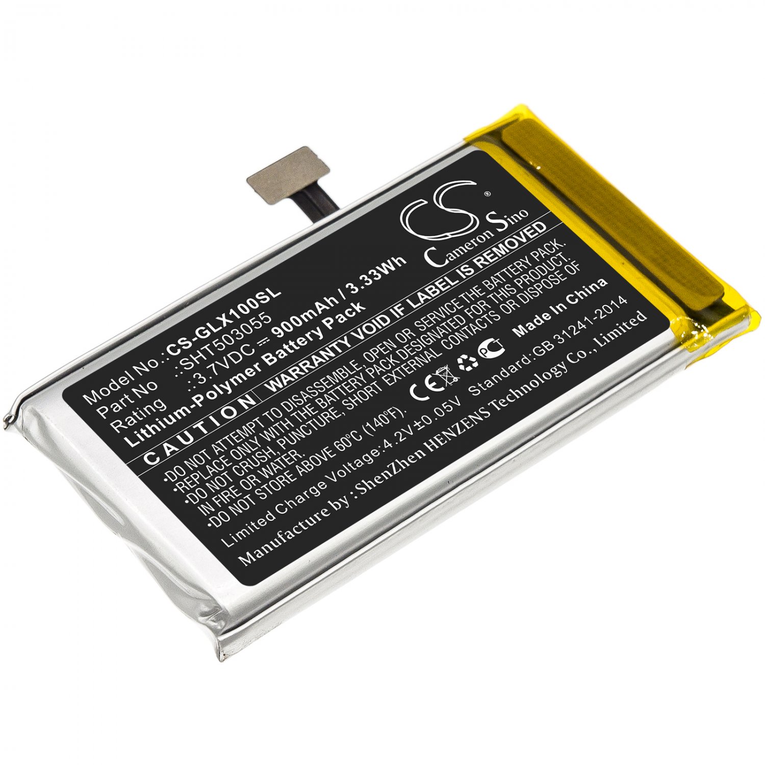 BATTERY GOLF BUDDY SHT503055 FOR DSC-VTX-100, VTX