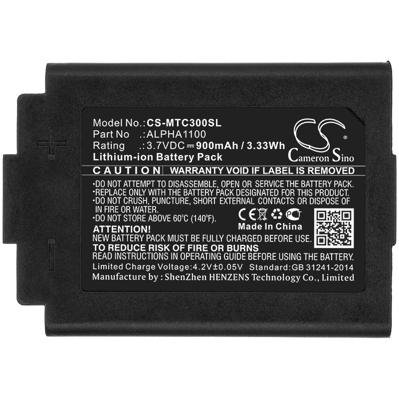 BATTERY 3M ALPHA1100 FOR TAC300, TAC300-OTH, TAC500