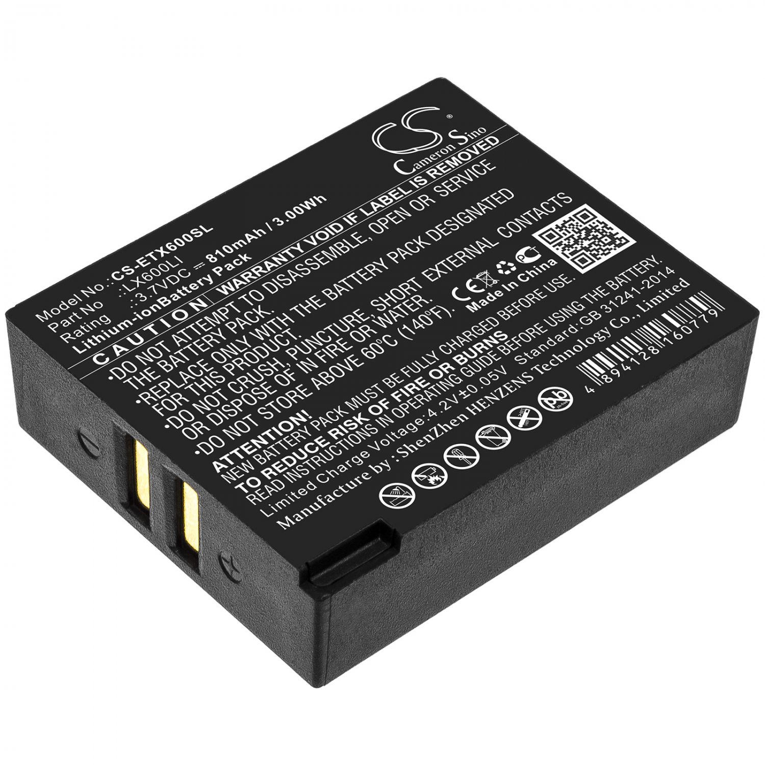 BATTERY EARTEC LX600LI FOR Hub Systems, UltraLITE