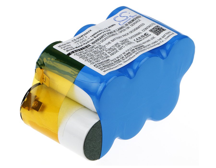 BATTERY GTECH AS-193CRN, AS-193E9B, HSC5/7.2, SW04-NB FOR SW01, SW02, SW04, SW10, SW20