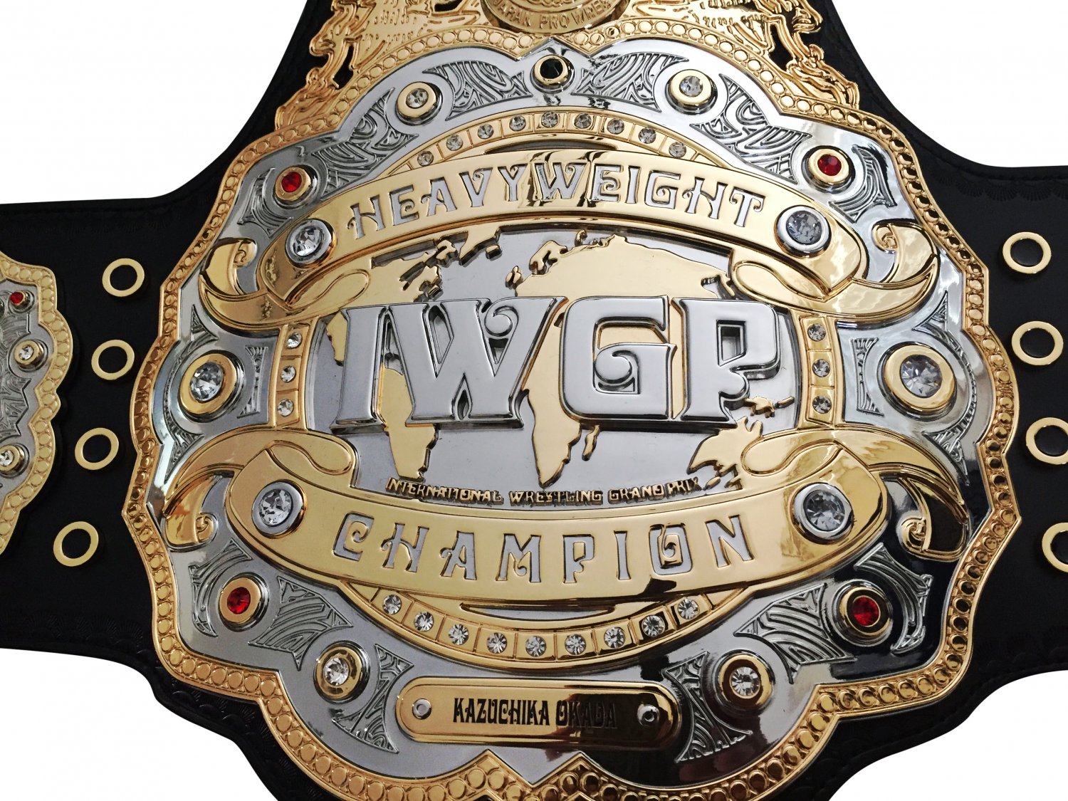 Njpw Iwgp V4th Heavyweight Championship Replica Title Belt With Free Carrying Bag 