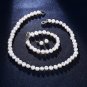 8-9mm Freshwater Baroque Pearl Necklace Set