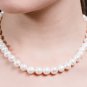 10 MM White South Sea Shell  Necklace