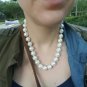 10 MM White South Sea Shell  Necklace