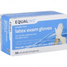 Equaline Latex Medical Exam Powder Free Universal Size Gloves