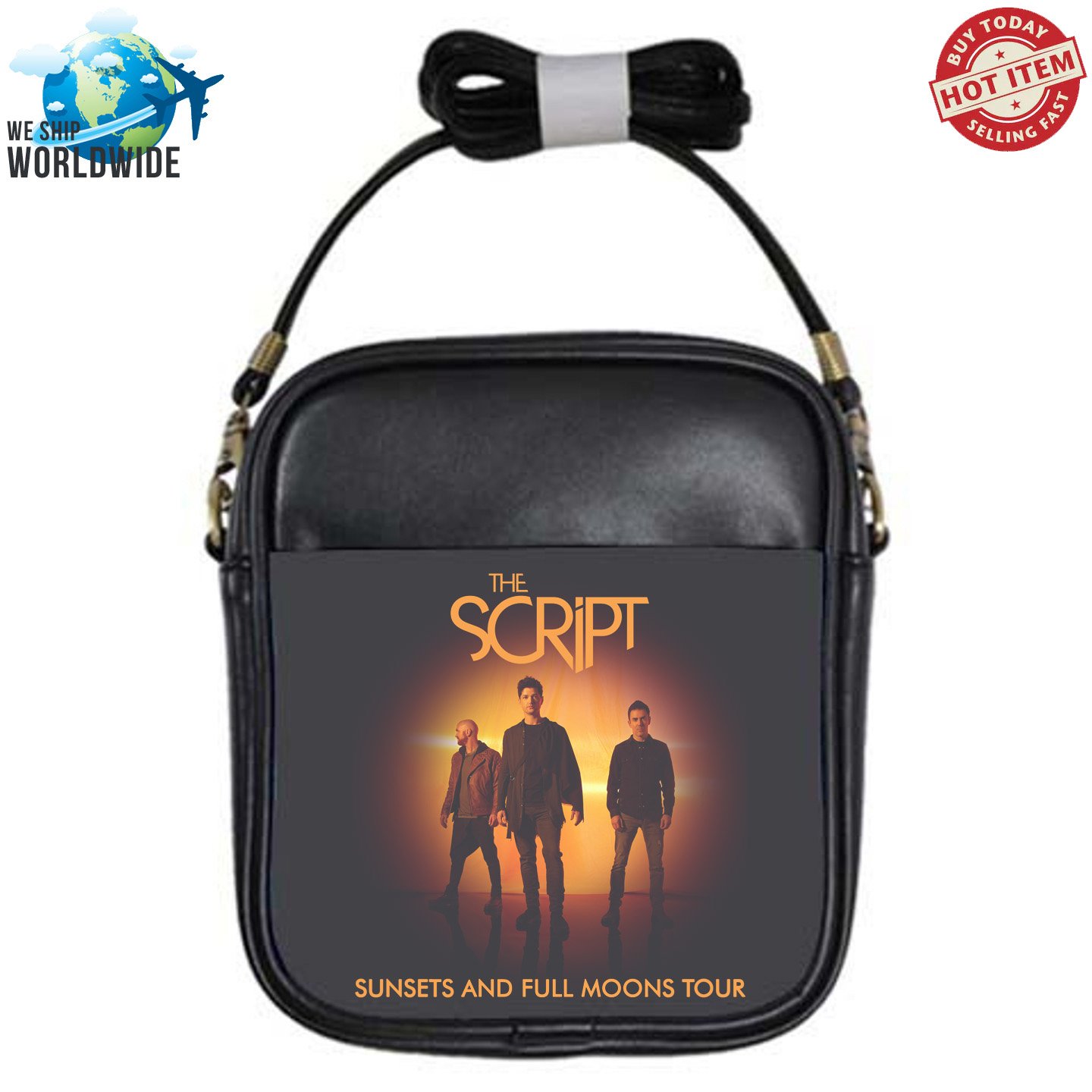 THE SCRIPT SUNSETS AND FULL MOONS TOUR sling bags