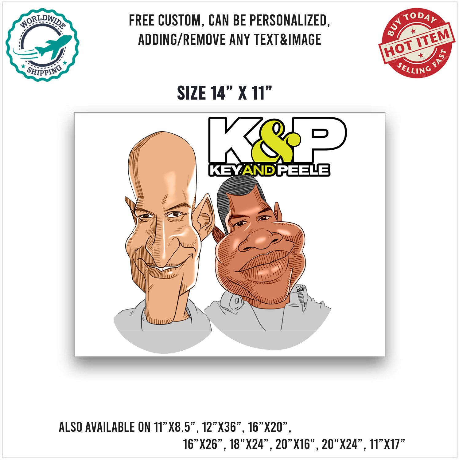 4 KEY AND PEELE Poster