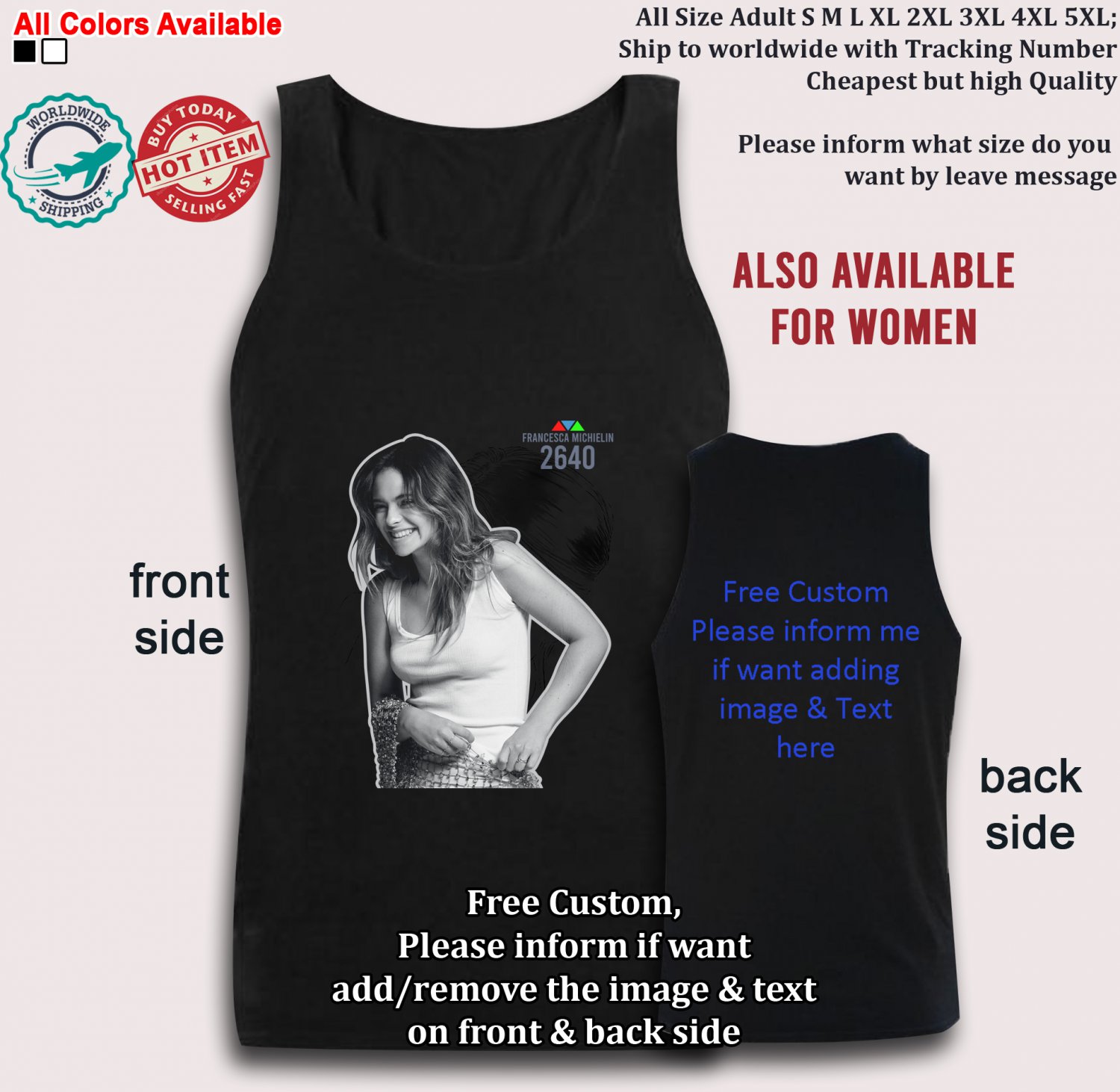 2 FRANCESCA MICHIELIN - FEAT (Stato di Natura) tank top