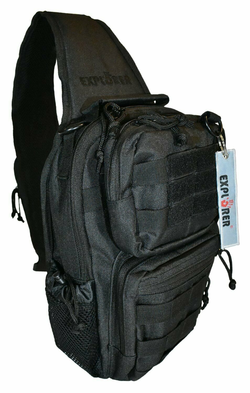 Explorer Tactical Molle Shoulder Sling Bag Concealed Carry Chest Police Military