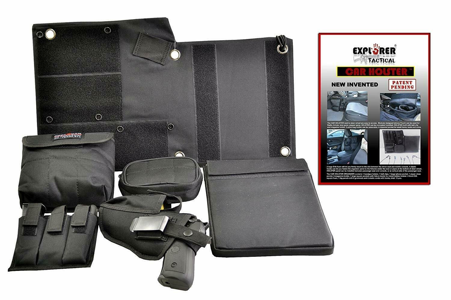 Explorer CH88 Car Vehicle Holster Car Holster for Handgun Concealed Carry CCW