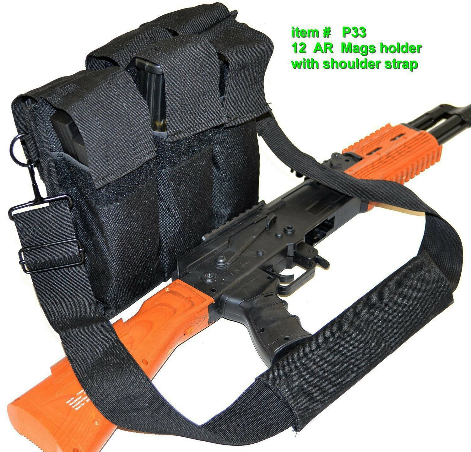 Explorer Every Day Carry Tactical MOLLE 5.56 Six Magazine Pouch Ammunition