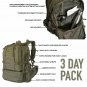 Explorer 3 Day Tactical Waterproof Backpack Molle Bug Out 67L Hiking Outdoors