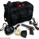 Large Deluxe Shooters Tactical Range Bag in Black Concealed Pocket Ammo Gear