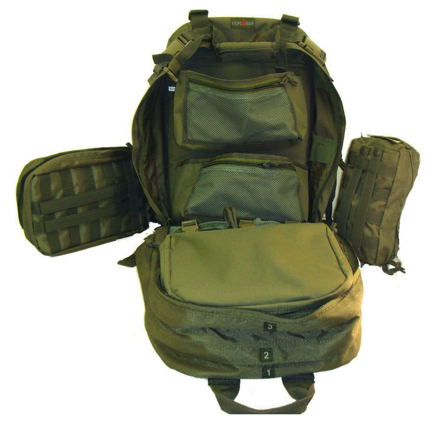 Explorer S.T.O.M.P. Medical Survival Earthquake Emergency Backpack All Purpose