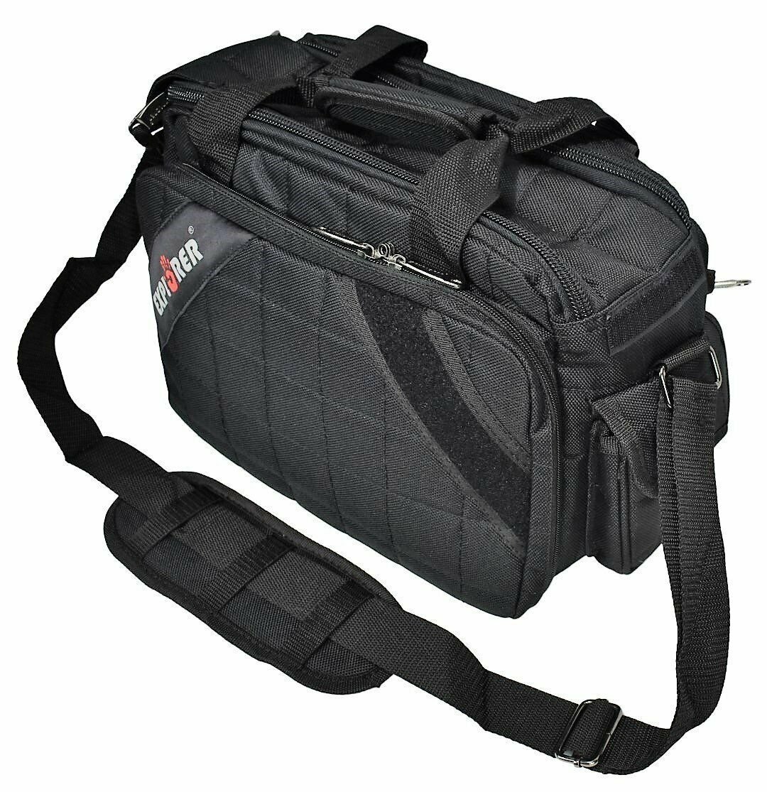 EXPLORER R9 Tactical Range Bag Shooting Bag Gun Case for Pistol Range Duffle Bag