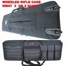 Explorer Tactical Rolling 3 Rifle Gun Case, Black, 46 x 13.5 x 4-Inch Backpack