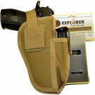 Explorer Adjustable One Size Fits All Holster for Pistols, M9, 1911, Glock Gun