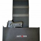 Explorer Adjustable Under Mattress Bedside Car Seat Holster Pistol + Lock