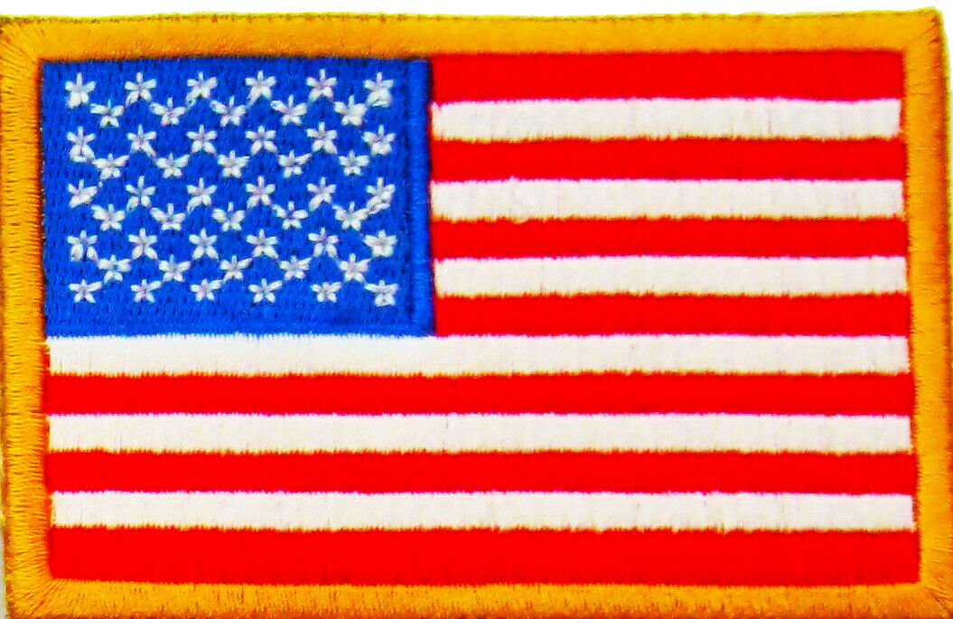 Explorer US Flag Patch Velcro United States Left to Right Accessory (Set of 4)