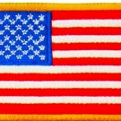Explorer US Flag Patch Velcro United States Left to Right Accessory (Set of 4)