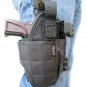 Explorer Drop Leg Holster Black Ambidextrous Tactical Gear w/ Magazine Holder