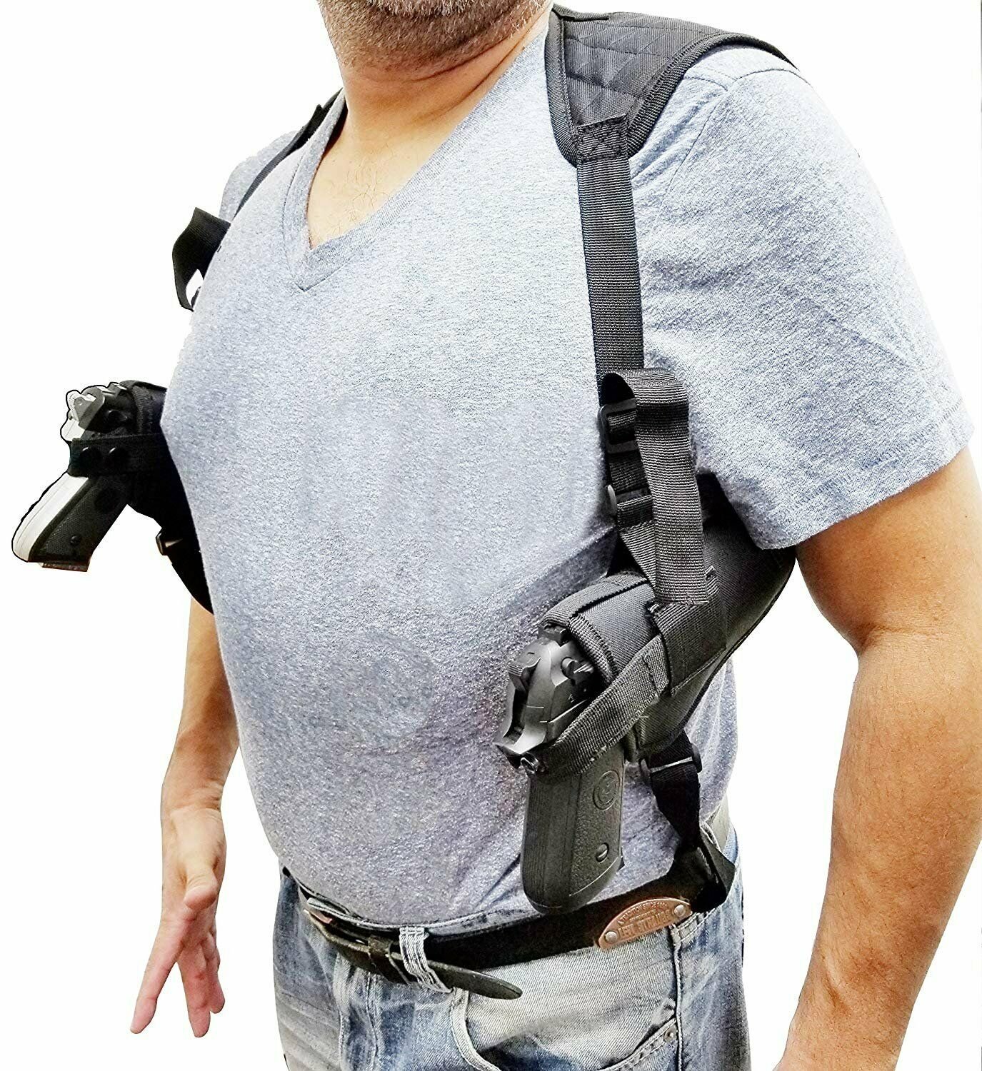 Explorer H24 Fully Adjustable Every Day Carry Tactical Under Arm Double Pistols