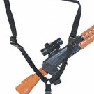 Every Day Carry Tactical Adjustable Single Point Nylon Weapon Gun Sling - Black