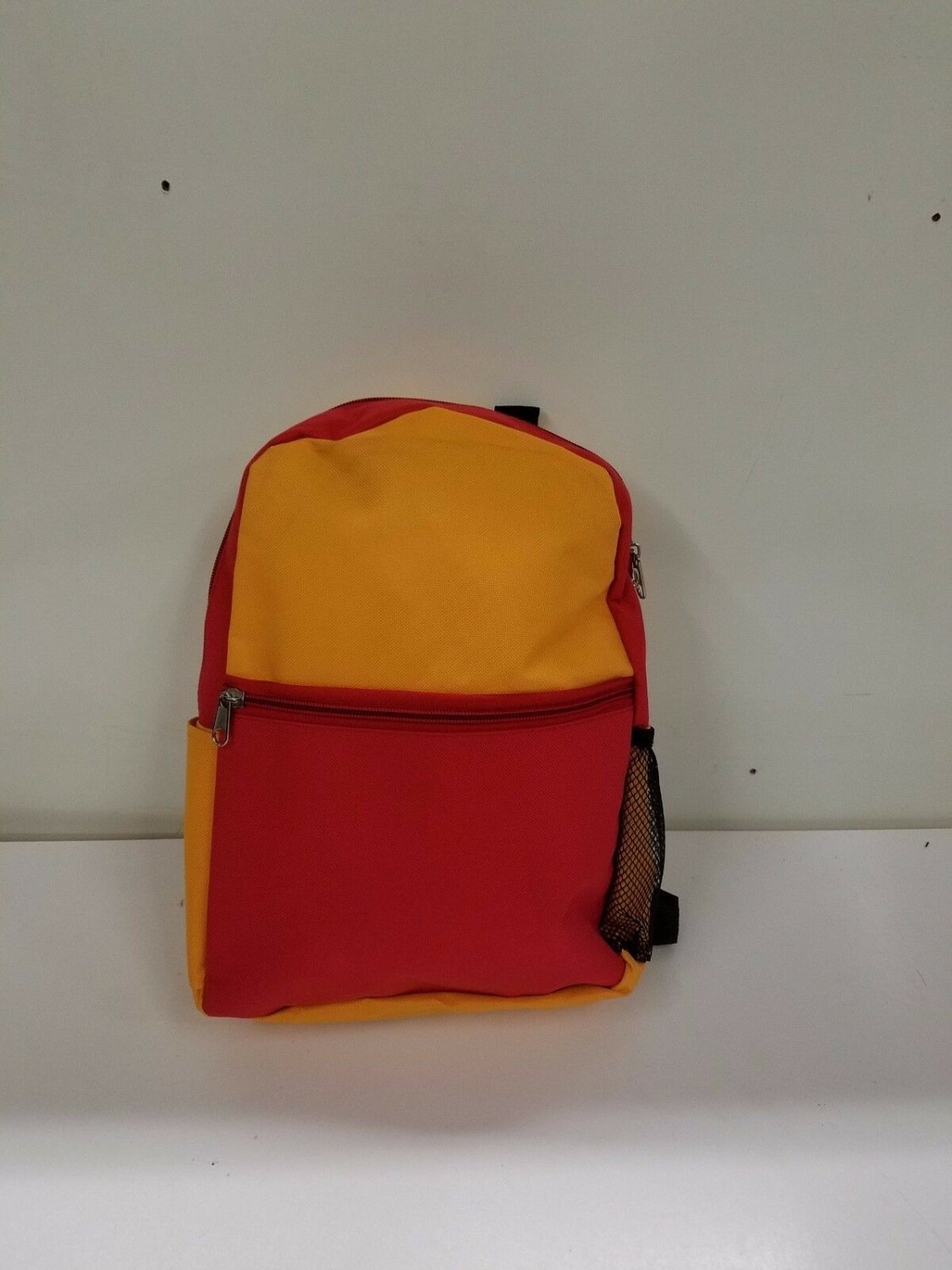 Small Orange/Red Color Block Backpack - Everyday - Children's - Emergency Pack
