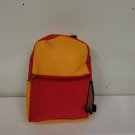 Small Orange/Red Color Block Backpack - Everyday - Children's - Emergency Pack
