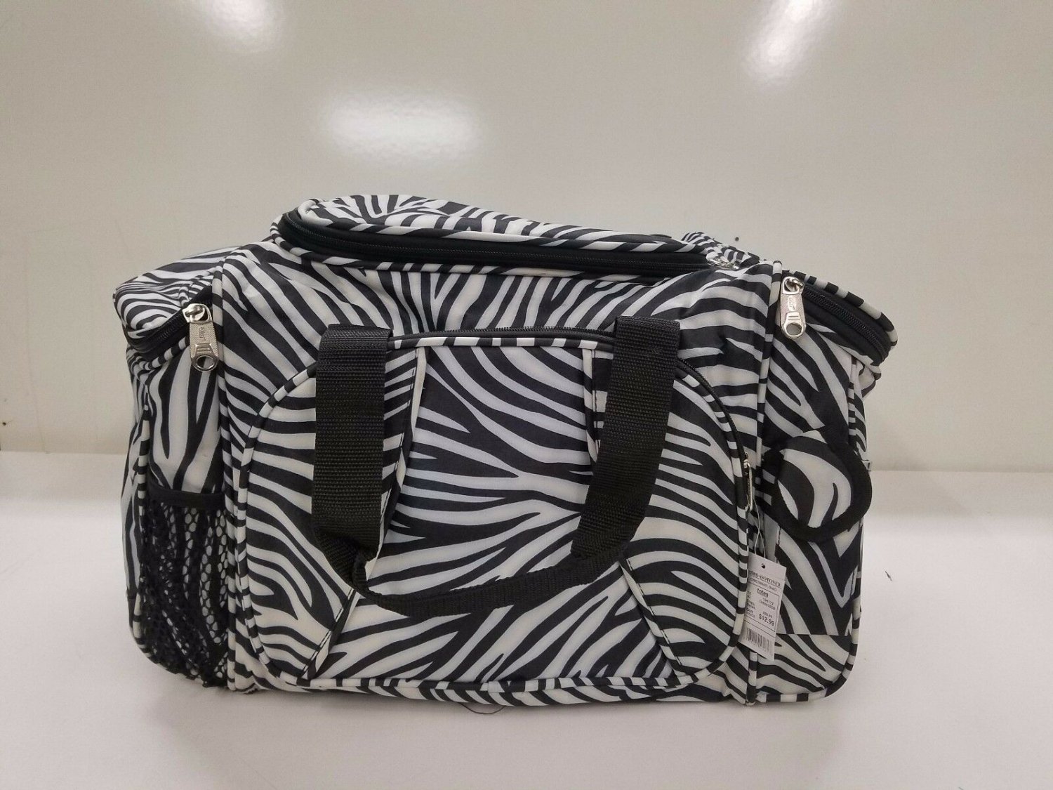 TOTES 19" ZEBRA Print Gear Duffel Bag  -Travel Bag- Carry On Bag