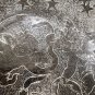 Neiman Marcus Christmas Glass Serving Platter Cherubs 12 3/4"