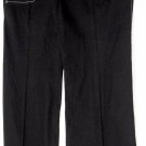 Magashoni Black Dress Pants with White Detailing Size 6