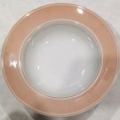 Fitz and Floyd 7 7/8” Rondalet Peach Wide Rim Soup / Cereal Bowl (2 Available)