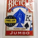 Bicycle Jumbo Red Playing Cards (New)