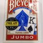 Bicycle Jumbo Red Playing Cards (New)