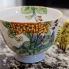 Vintage Hand Painted Japanese Tea Cup with Butterfly Handle