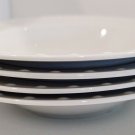 Oneida Casual Settings Pearls White Soup Bowls  8 7/8" (Set of 4)