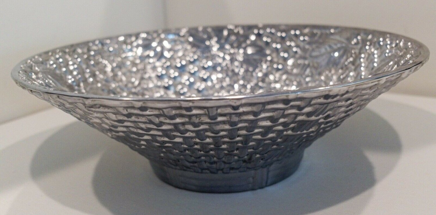 Lenox Grape Weave Silver Serving Bowl (12&acirc;�� Diameter)
