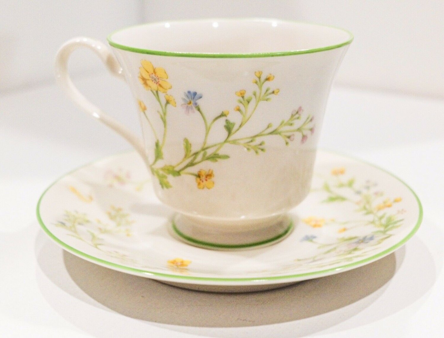 Noritake Cup & Saucer Reverie 7191 Pattern