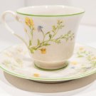 Noritake Cup & Saucer Reverie 7191 Pattern